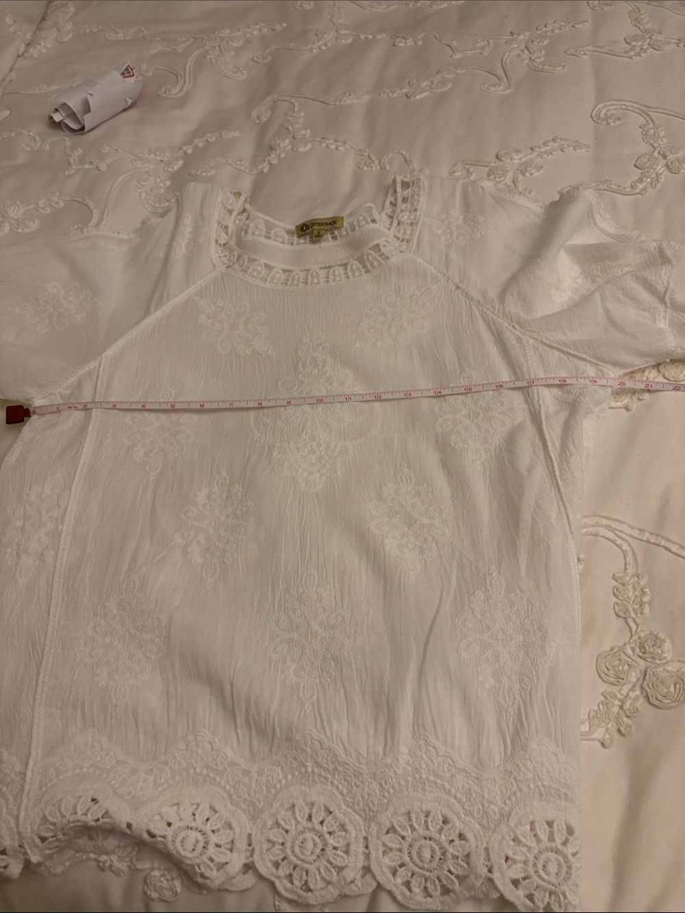 Democracy Lace Embroidered Top - Picture 4 of 5